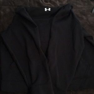 Under Armour solid black hoodie